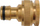 Lidhës për tuba uji FLO 1/2 "3/4" 89108, bronz