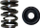 Set sustash dhe mbajtësesh valvulash Brian Crower BC0010S, Dual Spring Steel Retainer, për Honda Acura B16A B17A B18C