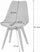 Set tavoline me karrige OSKAR Round Table Todi 80cm, 4 karrige MARK, e zezë