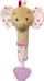 Lodër pelushi Tulilo Sound Elephant, 17 cm, rozë