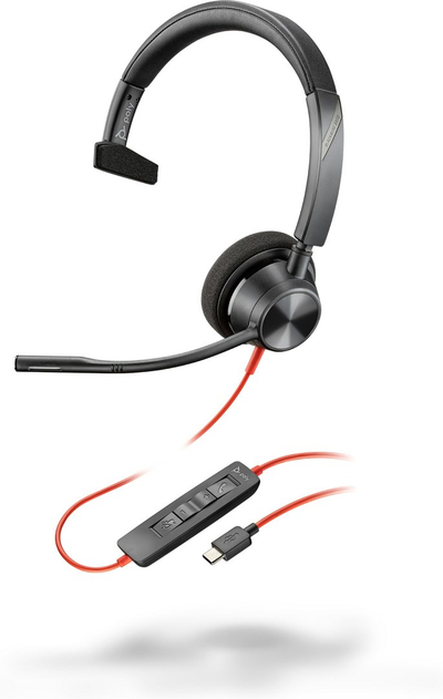 Kufje Poly Blackwire 3310 USB-C, të zeza