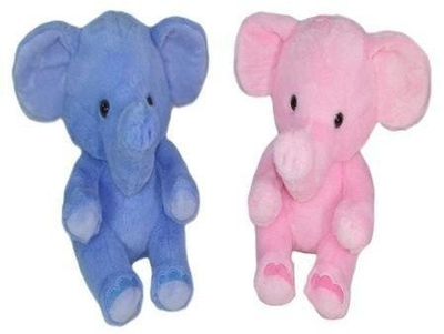 Lodër pelushi elefant Elephant, 25cm, ngjyra të përziera