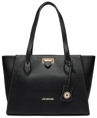 Çantë dore për femra Love Moschino, e zezë