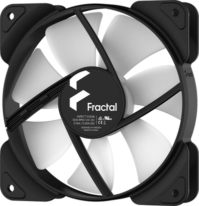 Ftohës Fractal Design Aspect, 120 mm, i zi