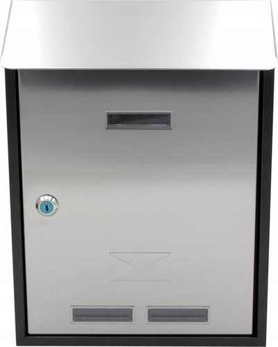 Kuti postare Verotech 3100E/1, çelik, 300x250x100mm, e zezë me argjend