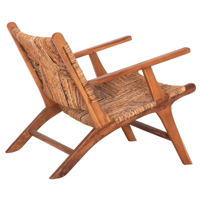 Karrige jahti HomeMarkt Tondo HM9914, 69x74x68cm, dru teak, ngjyrë natyrale