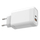 Adapter rryme 4smarts VoltPlug, 45W, me 2 porta USB e USB-C, i bardhë