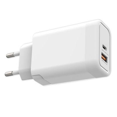 Adapter rryme 4smarts VoltPlug, 45W, me 2 porta USB e USB-C, i bardhë