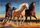 Mozaik me diamant Norimpex Horses, 5D, 40x30cm, shumëngjyrësh