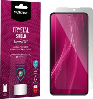 Folie mbrojtëse ekrani MyScreen CRYSTAL BacteriaFREE për Motorola Moto G04, 6", e tejdukshme