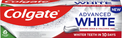 Pastë dhëmbësh Colgate Advanced White Baking Soda and Volcanic Ash, 75 ml, zbardhuese