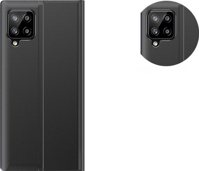 Mbulesë telefoni Samsung Galaxy A22 4G, tip libër, kapak interaktiv, e zezë