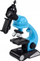 Mikroskop edukativ Micro Microscope For Research, zmadhim 100x 400x 1200x, set me aksesorë, blu