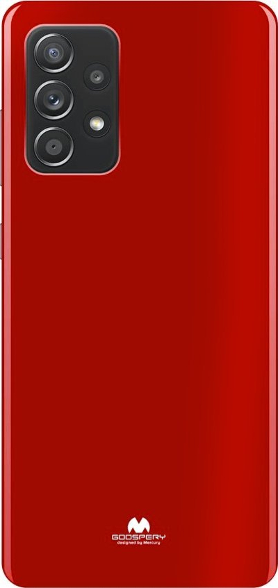 Këllëf telefoni Mercury Jelly Case për Samsung Galaxy A13 4G, silikoni, i kuq