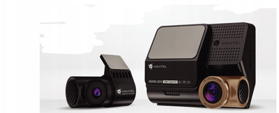 Камера за автомобил Навител RS990 GPS, 4K Дуал, Ви‑Фи, црна
