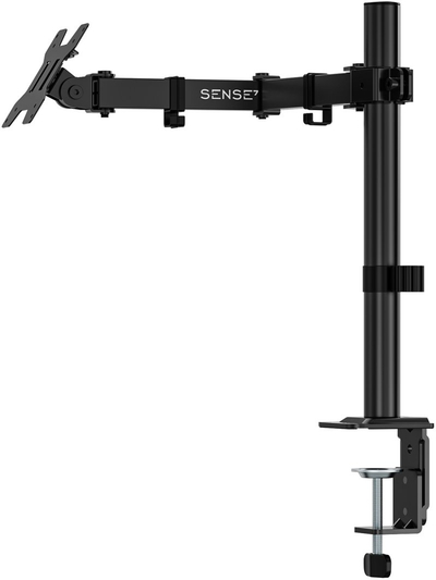 Mbajtëse biure për monitor SENSE7 FLOAT Light ARM, 17"-32", VESA 75x75 100x100, e zezë