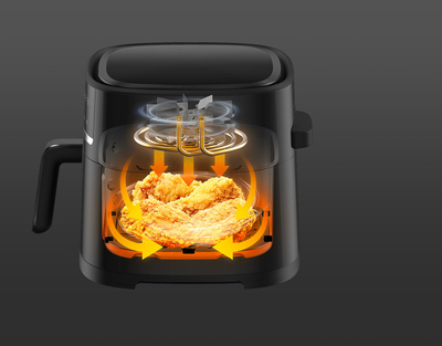 Fritezë me ajër Xiaomi Air Fryer 6L, 6L, me programe gatimi, e zezë