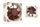 Ftohës Noctua NF-A6x25 PWM, 6 cm, i bronztë / bezhë