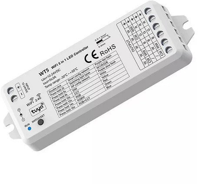 Kontrollues LED WT5 5n1, CCT RGB RGBW RGB CCT, i bardhë
