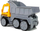 Lodër kamion tipper me telekomandë R/C Bricks, 20 x 12 cm, gri e verdhë