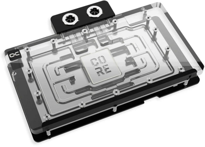Блок за вода за GPU Alphacool Core GeForce RTX 5090 EPIC X, со задна плоча, проѕирен