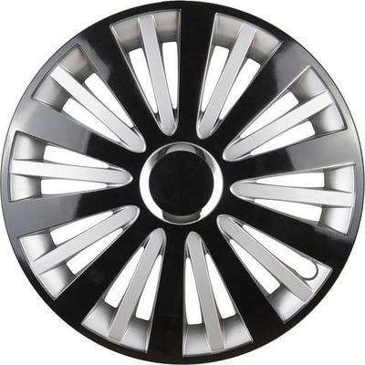 Kapakë rrote LEOPLAST FALCON CZ SR 15, 15", plastikë ABS, zi me argjend