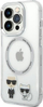 Kllafë telefoni Karl Lagerfeld Karl and Choupette, MagSafe, për iPhone 14 Pro, transparente