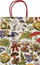 Çantë dhuratash Decoris STBAG133, A5 19 x 24 x 8 cm, letër eko, me kërpudha shumëngjyrëshe