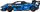 Lodër konstruktore CaDA Dark Knight GTR, 2088 copa, shkallë 1:10, blu