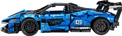 Lodër konstruktore CaDA Dark Knight GTR, 2088 copa, shkallë 1:10, blu