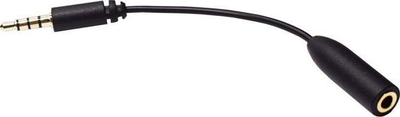 Kabllo përshtatëse CKMOVA AC-TFS, TRS - TRRS, 3.5mm jack, e zezë