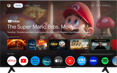 TV TCL QLED 50T69C, 50", 4K Ultra HD, Smart Google TV, i zi