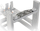 Mbajtëse Asetek SimSports Mounting Bracket, për wheelbase Direct Drive, për tavolinë ose rig, e zezë