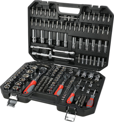 Set çelësa koke Proline 58179, 94 copë, 1/2" 3/8" 1/4", në kuti