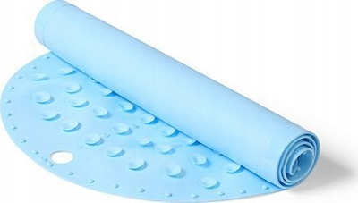 Tapet antirrëshqitës për vaskë BabyOno ON-2173, 35x70cm, vinyl pa ftalate, blu
