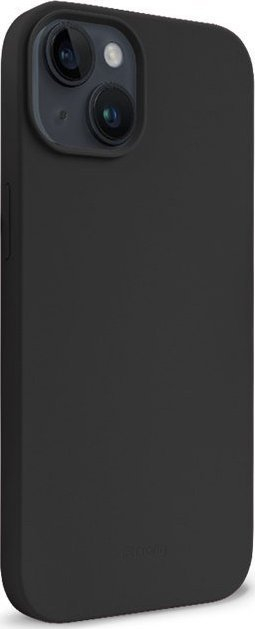 Këllëf telefoni Crong Color Cover për iPhone 14 Plus, silikon Anti Shock, i zi