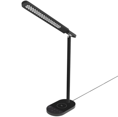 Llambë tavoline me karikues wireless Evelatus EWC07, LED, 5W, e zezë