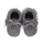 Papuçe bebe Baobaby Mokasine Grey, lëkurë, madhësia 2XS, gri