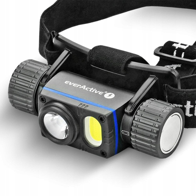 Dritë koke ACV Headlamp, e rikarikueshme, e zezë
