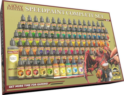 Set bojërash The Army Painter Speedpaint Complete Set 2.0, komplet, shumëngjyrëshe