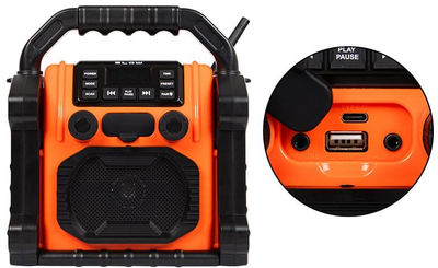 Преносно радио Blow RA14, 20W, Bluetooth, IP55, црно