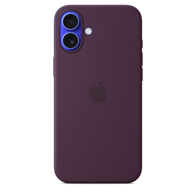 Apple iPhone 16 Plus Silicone Case with MagSafe, Plum