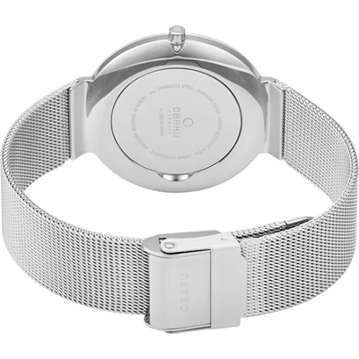 Orë për meshkuj Obaku Paper Steel V230GXCWMC, e argjendtë