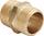Nipel bronzi Hydroland 1", për ujësjells e ngrohje, bronz