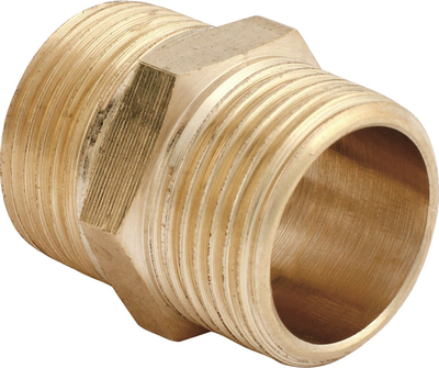 Nipel bronzi Hydroland 1", për ujësjells e ngrohje, bronz