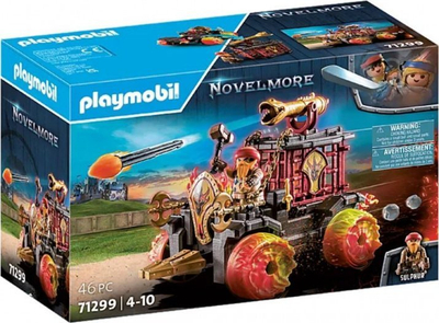Set lodrash Playmobil Novelmore Burnham Raiders Battering Ram 71299, 46 copa, 4-10 vjeç, shumëngjyrësh