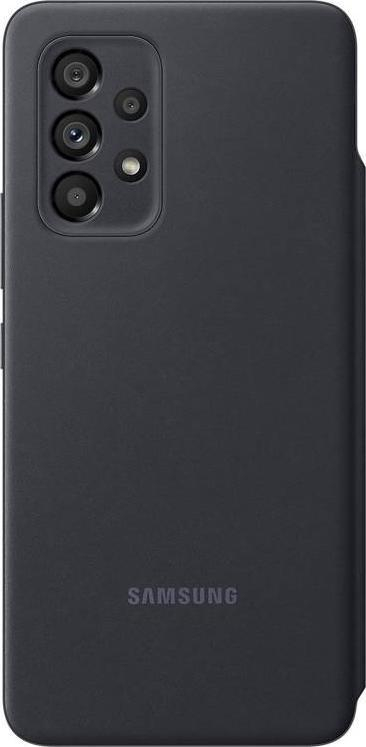 Kapak telefoni Samsung Smart S View Wallet, për Galaxy A33 5G, me xhep për kartë, i zi