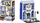 Set lojrash policie Bburago Street Fire City Police Station, 1:43, me makinë metalike