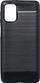 Mbrojtëse telefoni Carbon për Samsung Galaxy M31s, TPU, efekt karbon, e zezë