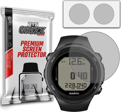 Foli mbrojtëse ekrani GrizzGlass PaperScreen për Suunto D4i Novo, matte, 2 copë, transparente